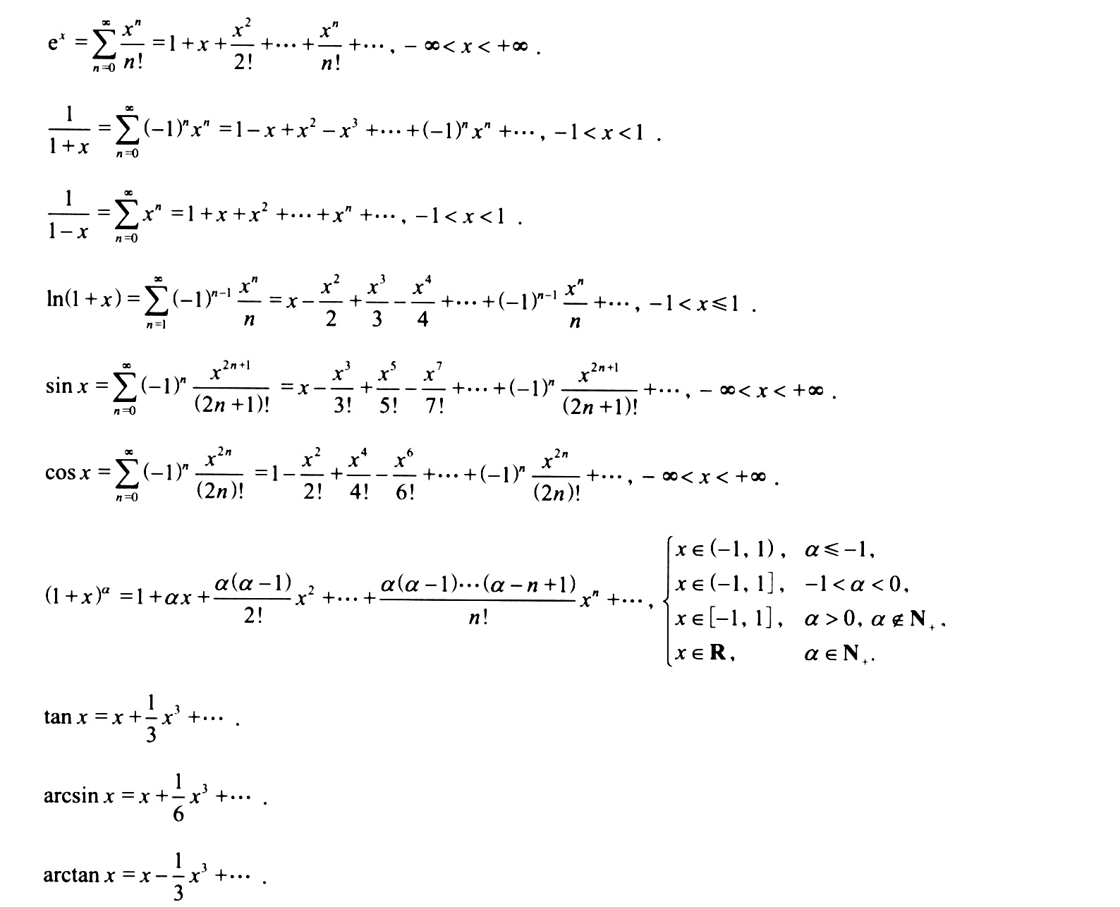 known formula